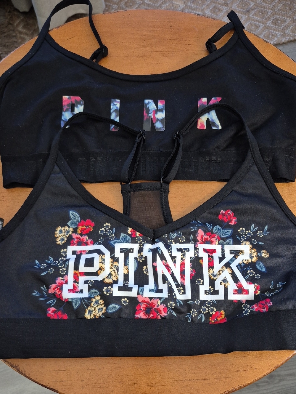 PINK Victoria's Secret Bundle of 2 Sports Bras. Size L